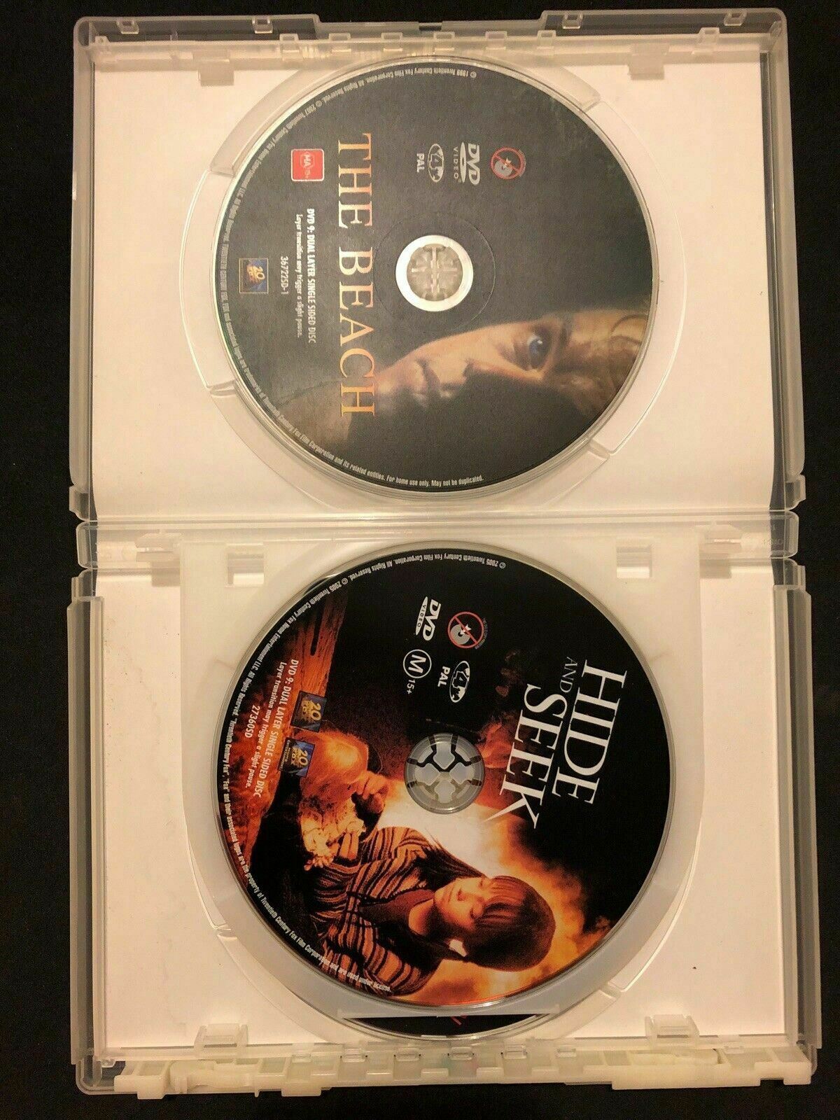 The Beach / Hide and Seek / Notes on a Scandal (DVD, 3-DISC) Region 4