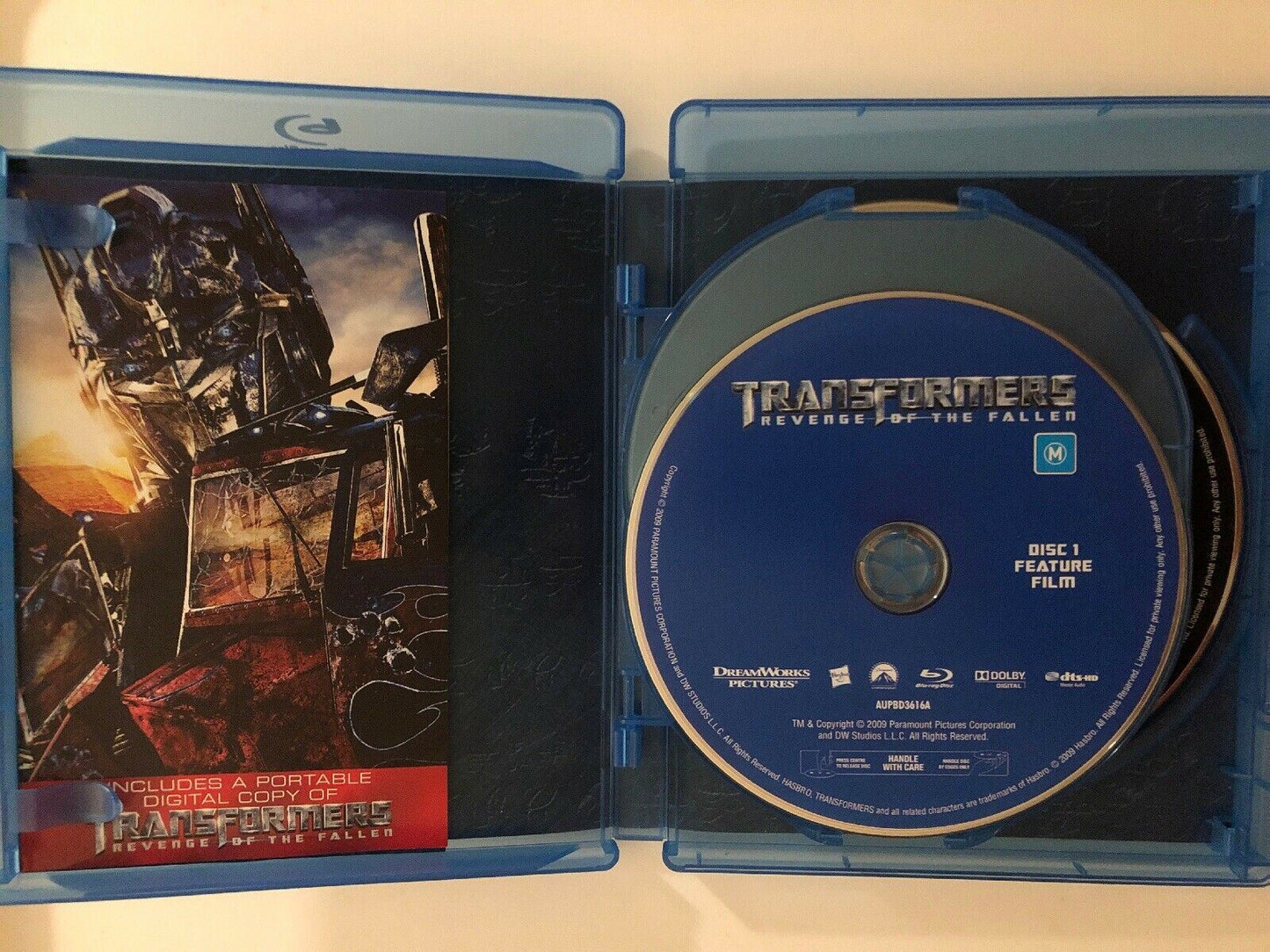 Transformers - Revenge Of The Fallen (Blu-ray, 2009, 3-Disc Set) Region B