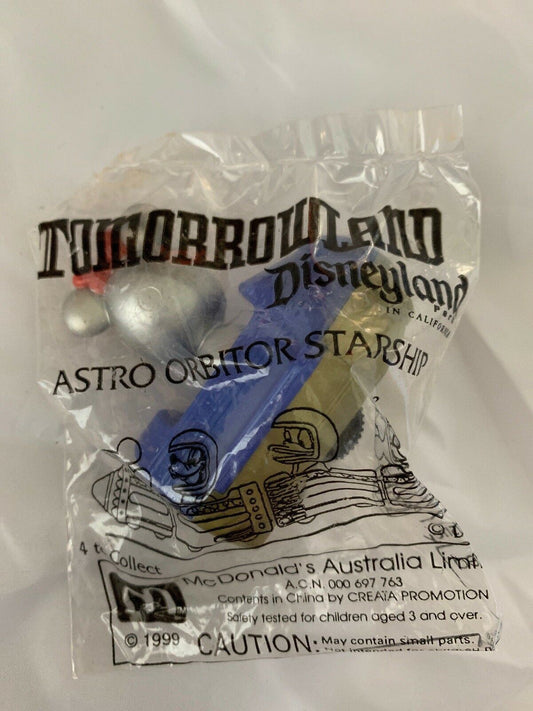 McDonald's Disneyland Happy Meal Astro Orbitor Starship Toy From 1999 Sealed