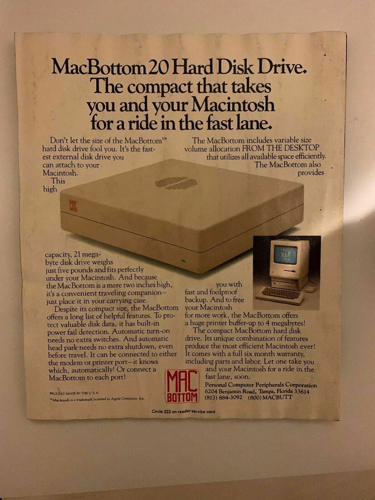 Macworld February 1986 The Apple Macintosh Vintage Magazine Rare