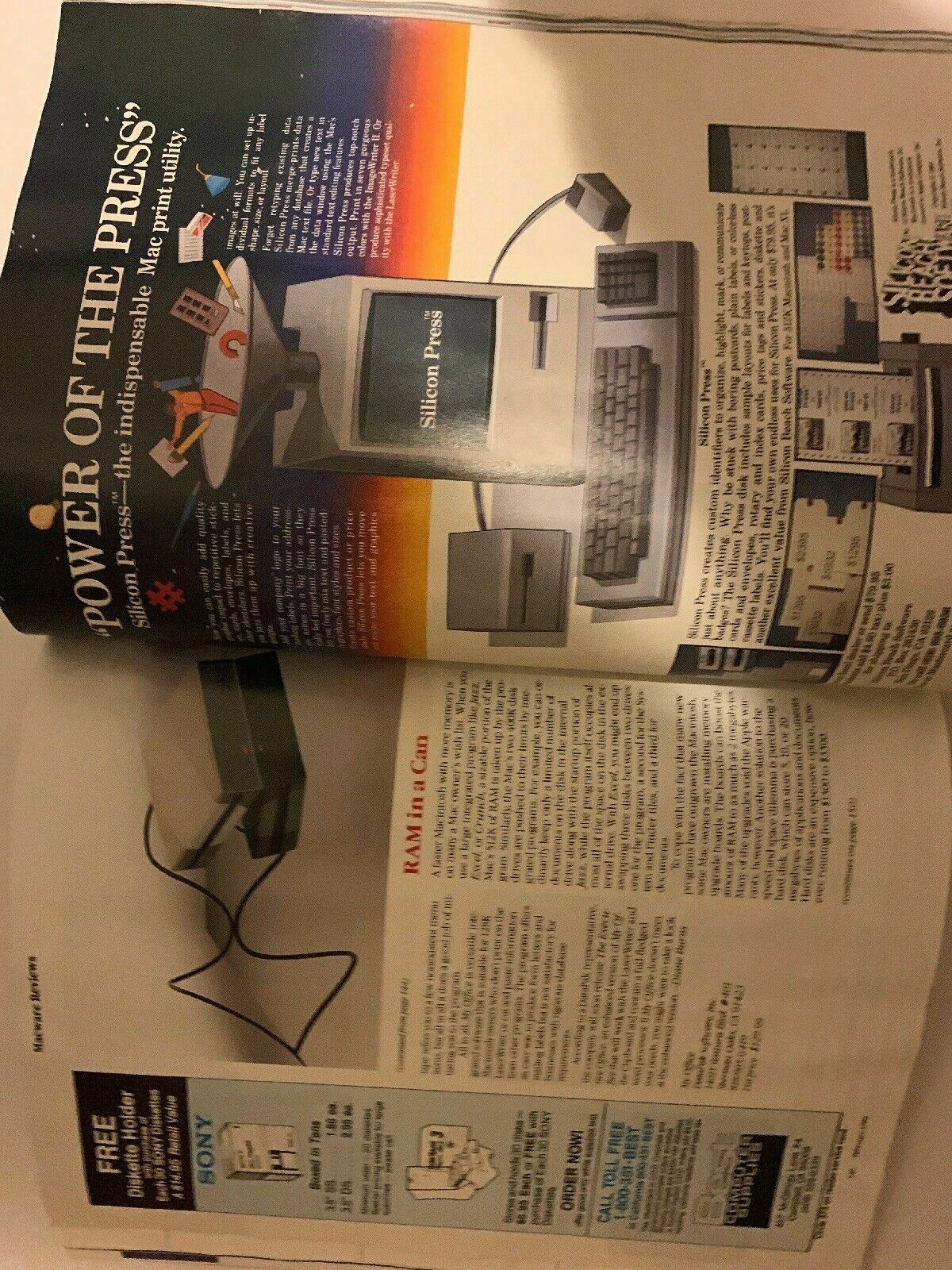 Macworld February 1986 The Apple Macintosh Vintage Magazine Rare