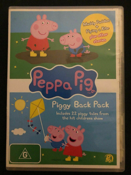 Peppa Pig - Piggy Back Pack : Collection 1 Muddy Puddles & Flying A Kite (DVD)