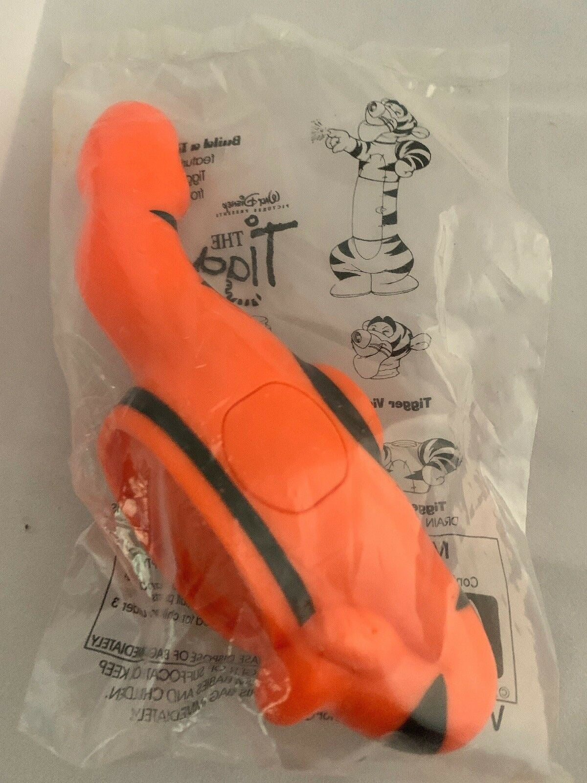 McDonald's Tigger Arms And Chest Figurine From 2000 Sealed