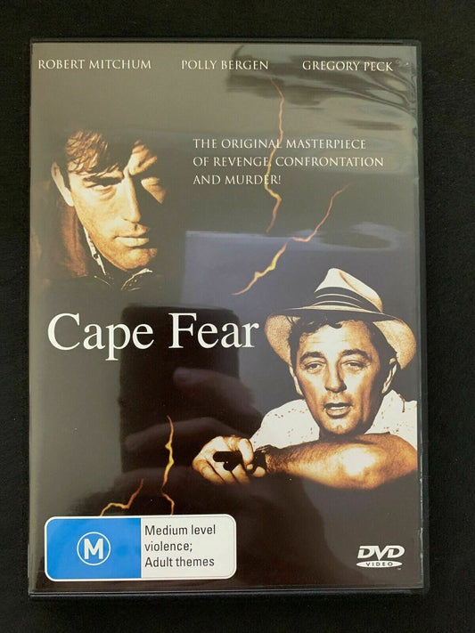 Cape Fear (DVD, 1962) Widescreen Edition- Gregory Peck, Robert Mitchum. Region 4