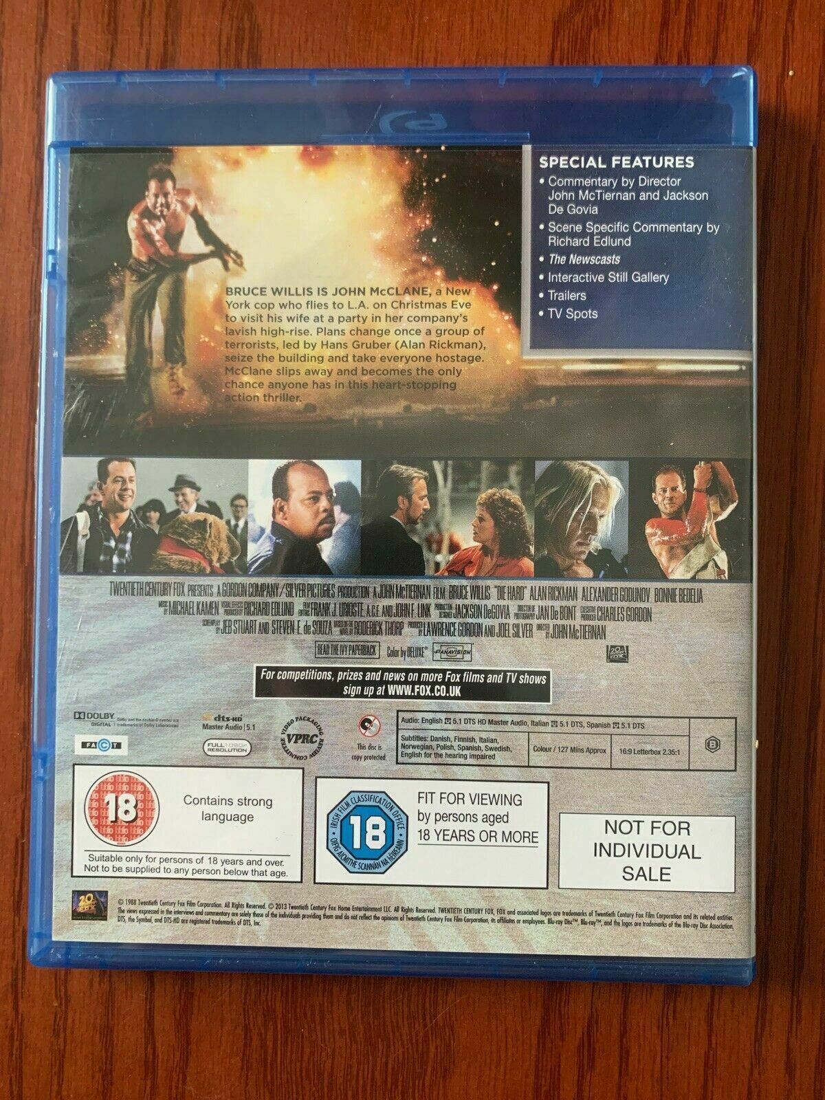 Die Hard + Die Hard With A Vengeance (Bluray) Region B