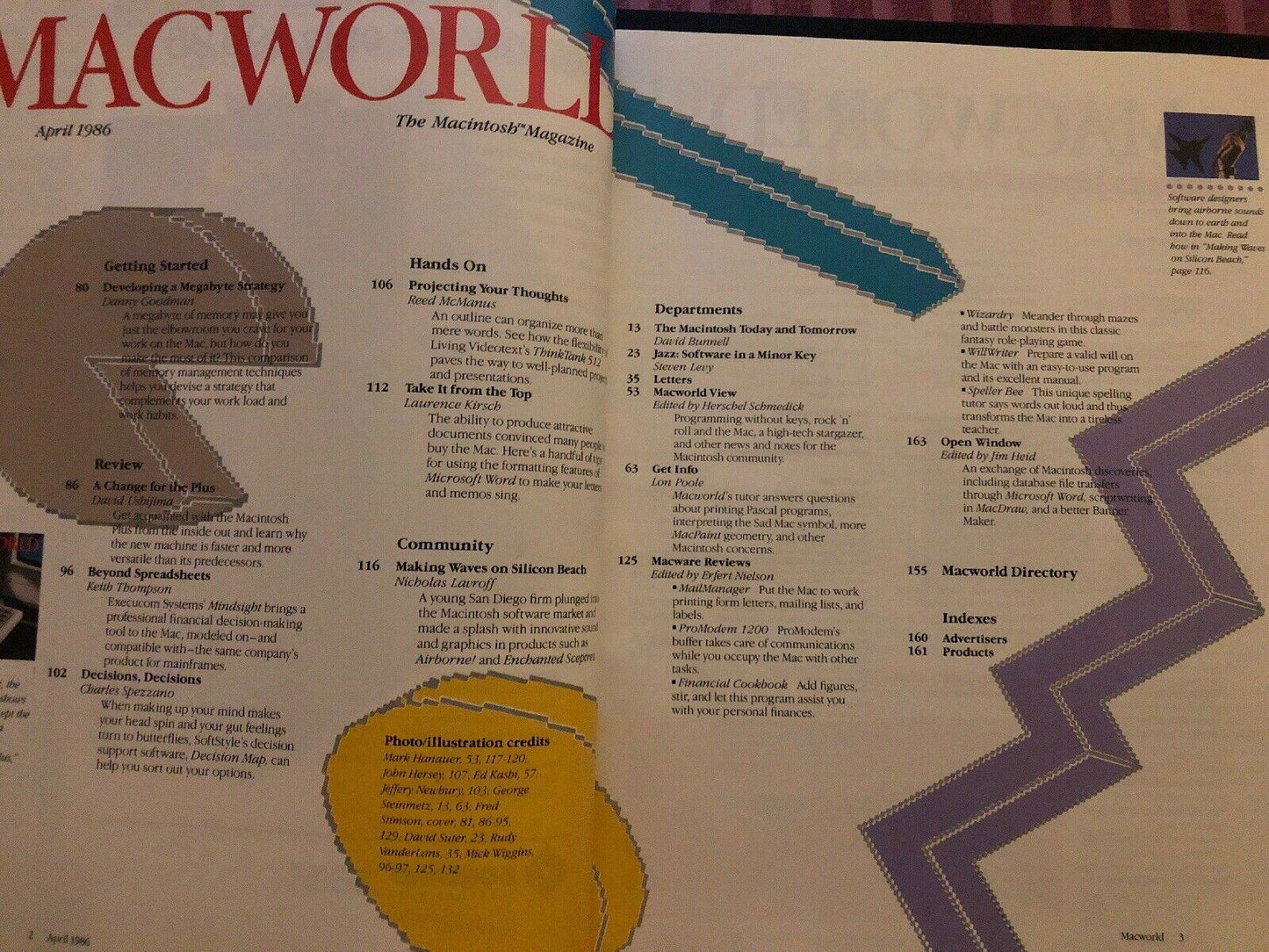 Macworld April 1986 Vintage Apple Magazine: Mac Plus Supper Power