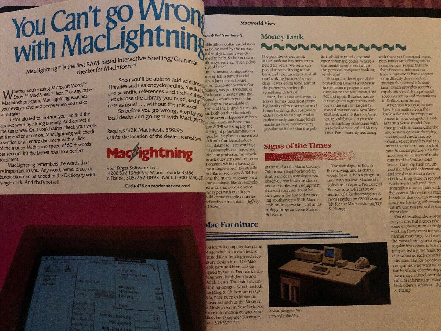 Macworld April 1986 Vintage Apple Magazine: Mac Plus Supper Power