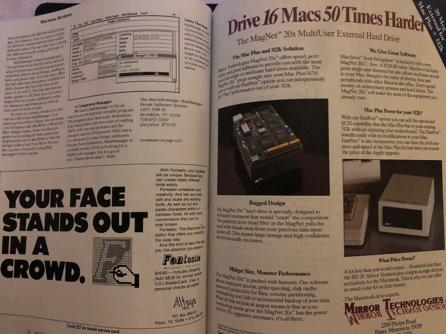 Macworld April 1986 Vintage Apple Magazine: Mac Plus Supper Power