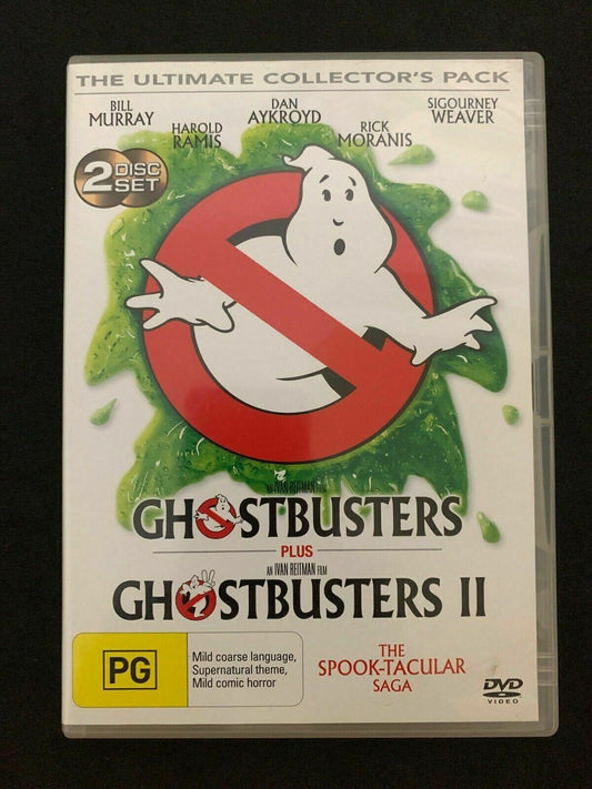 Ghostbusters / Ghostbusters II (DVD) Bill Murray, Dan Aykroyd, Rick Moranis