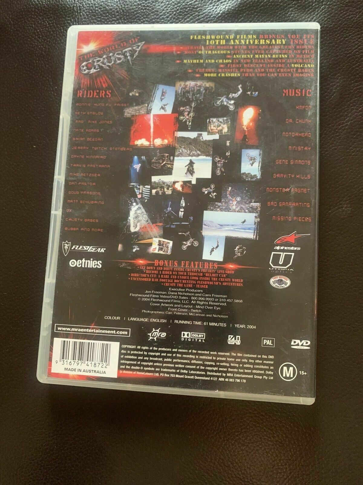 Crusty Demons - A Decade Of Dirt (DVD, 2004) Region 4