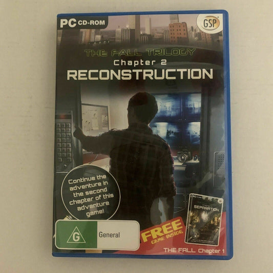 The Fall Trilogy Chapter 2 Reconstruction - PC Windows CDROM Hidden Object Game