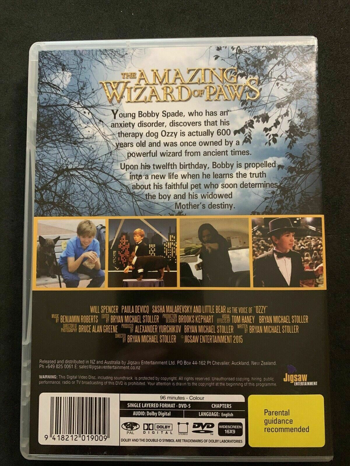 The Amazing Wizard of Paws (DVD, 2015) Will Spencer, Paula Devicq. Region 4