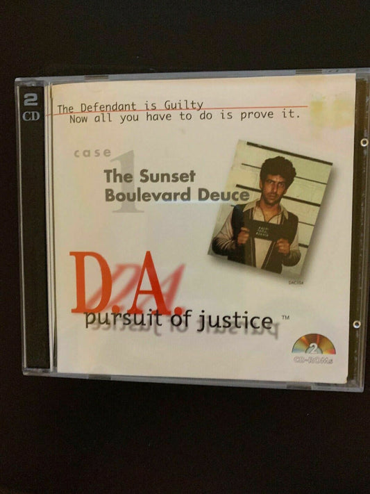 D.A. Pursuit Of Justice: Case 1 The Sunset Boulevard Deuce 1997 PC Cdrom
