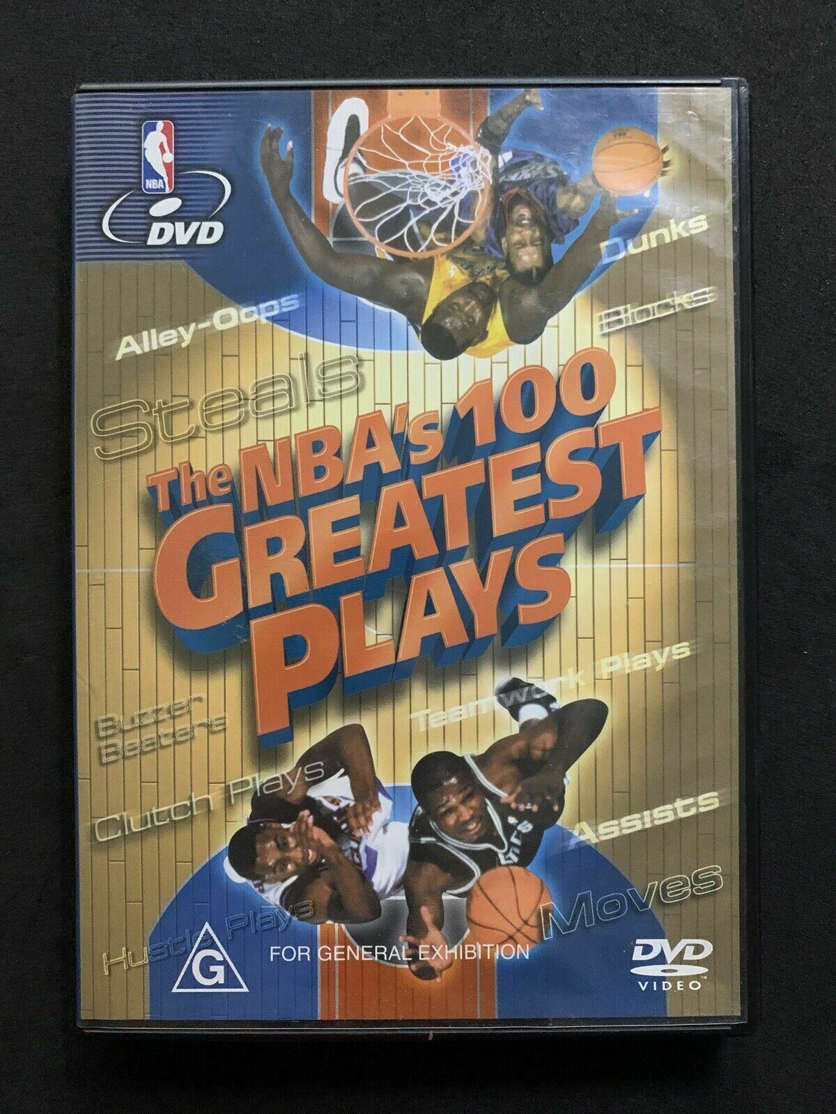 NBA 100 Greatest Plays (DVD, 2001) Region 4