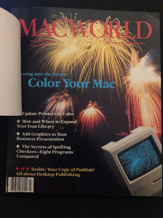 Macworld July 1986 Magazine Includes Desktop Publishing Mag  Apple Vintage Rare