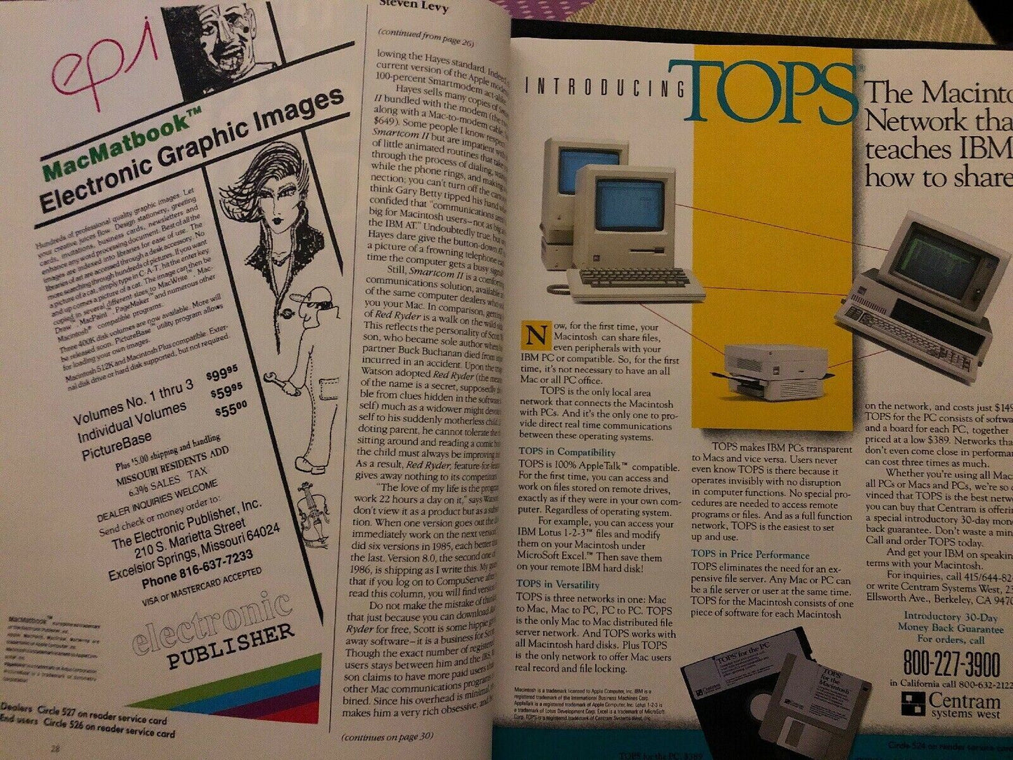 Macworld July 1986 Magazine Includes Desktop Publishing Mag  Apple Vintage Rare