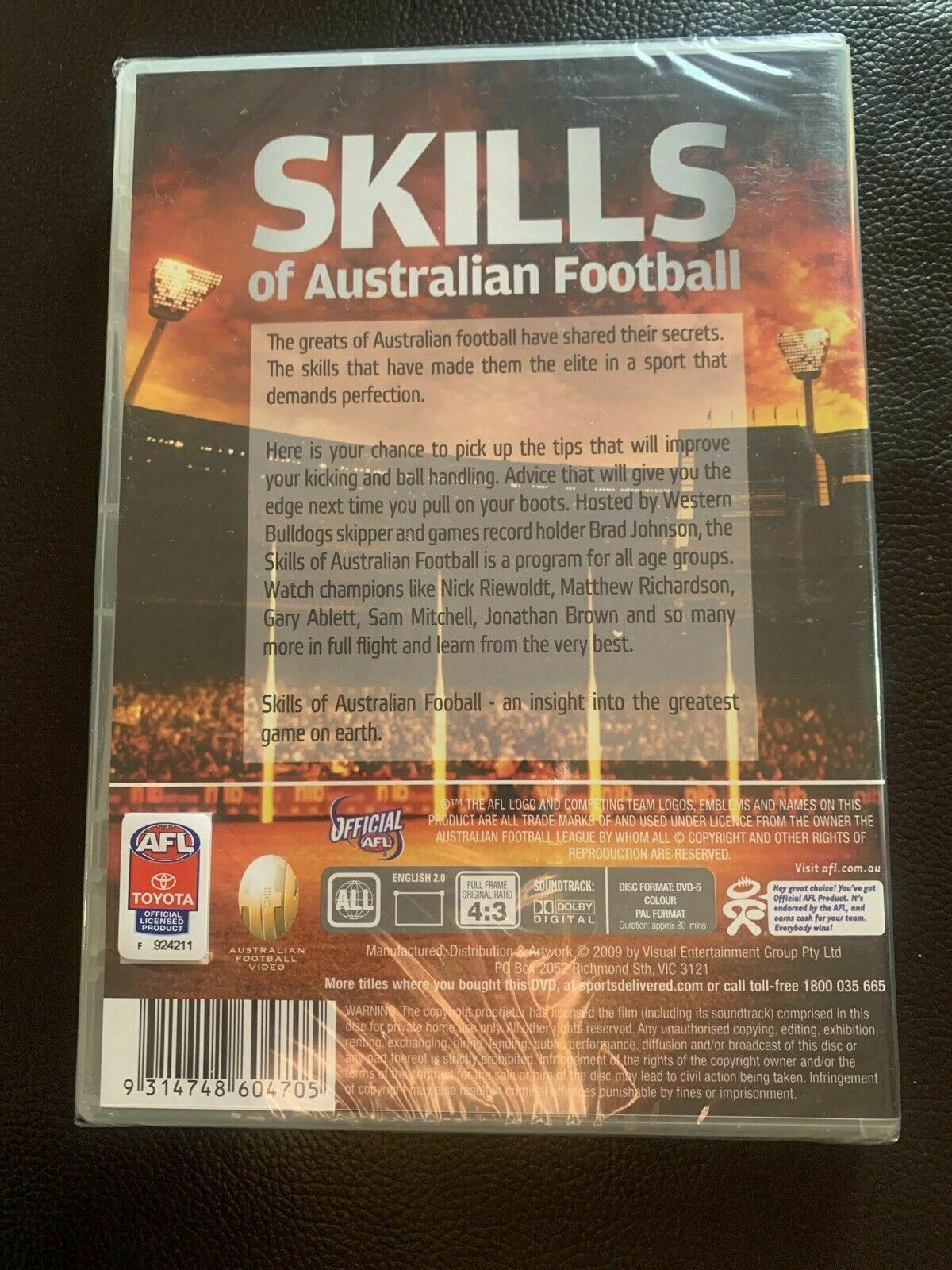 *New Sealed* Skills Of Australian Football AFL (DVD, 2009) All Regions