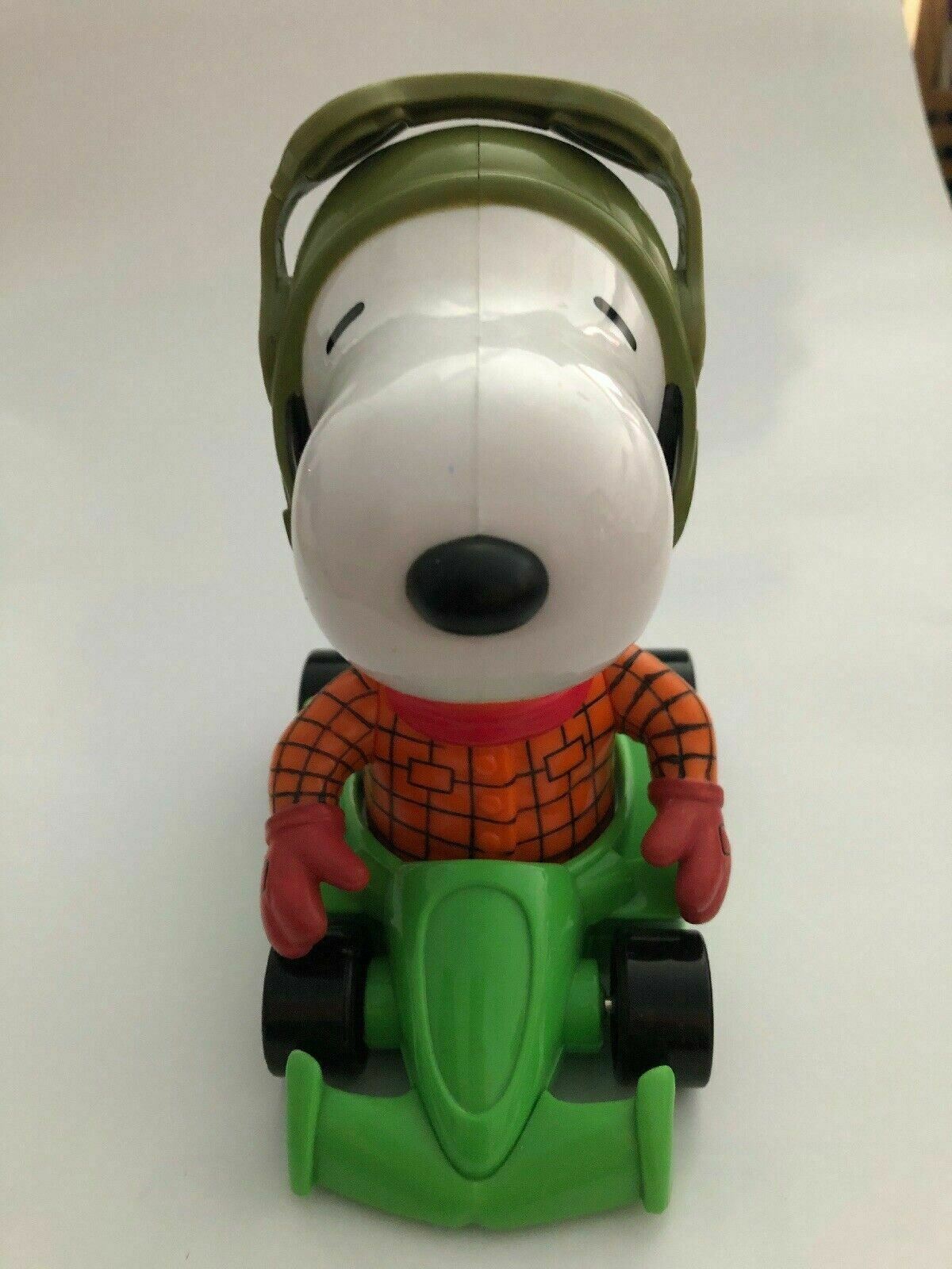 SNOOPY RACE CAR DRIVER Genuine Official McDonald's Figurine Promotion Toy