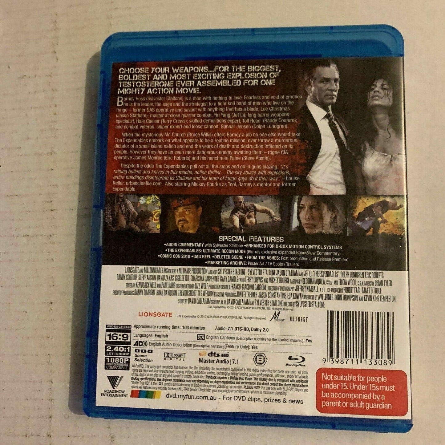 The Expendables - Special Collector's Edition (Bluray, 2010) Region B