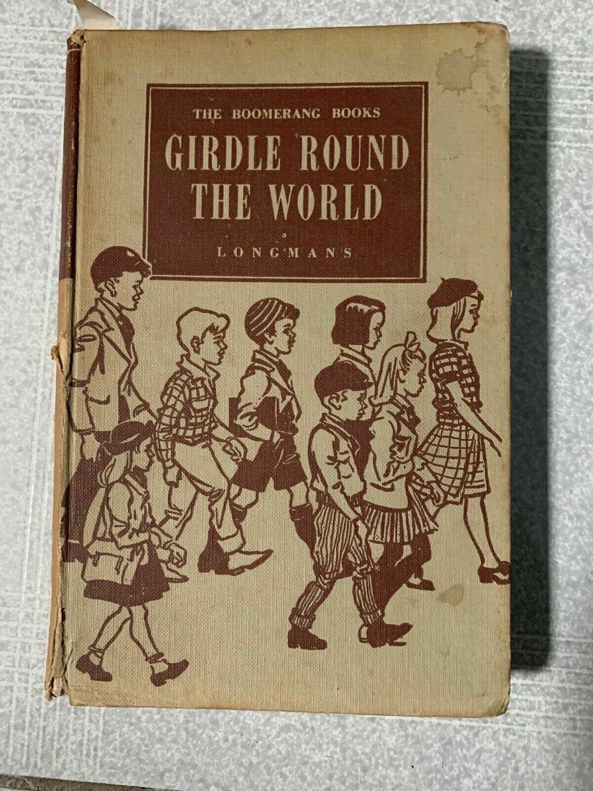 Girdle round the world, Longmans (1952) Vintage Children Book