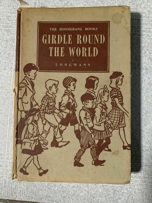 Girdle round the world, Longmans (1952) Vintage Children Book