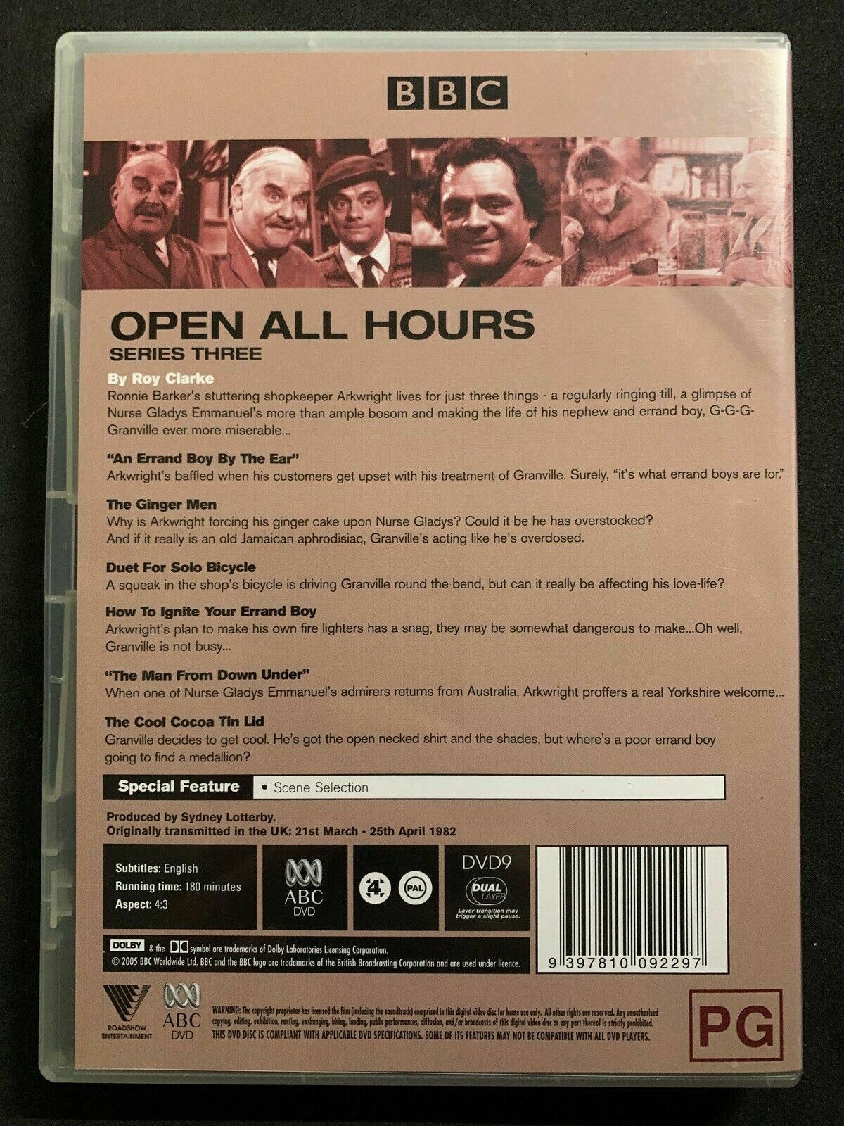 Open All Hours - Series 3 (DVD, 1982) BBC Ronnie Barker, David Jason. Region 4