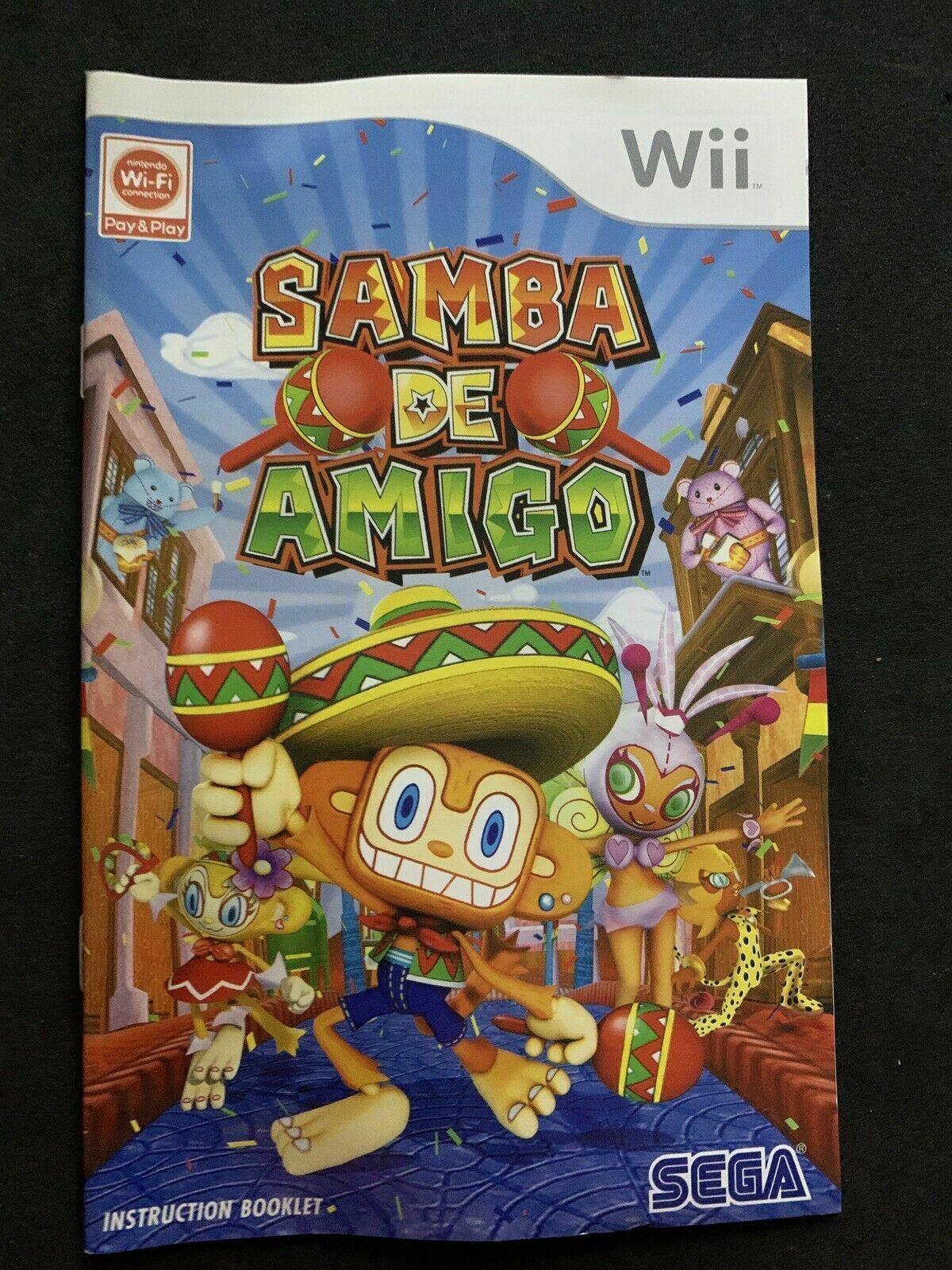 Samba De Amigo Nintendo Wii PAL with Manual