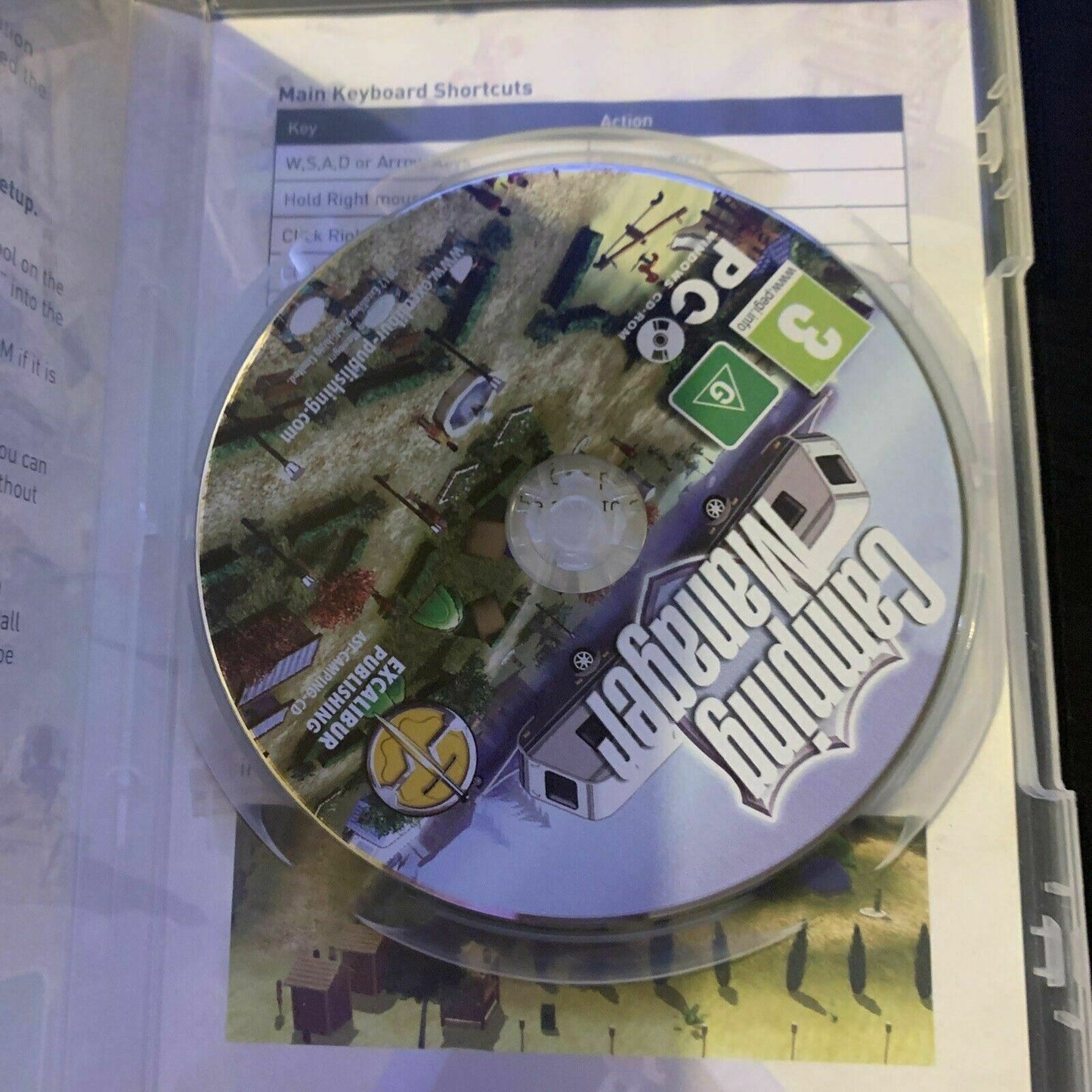 Camping Manager PC CDROM  Windows Game