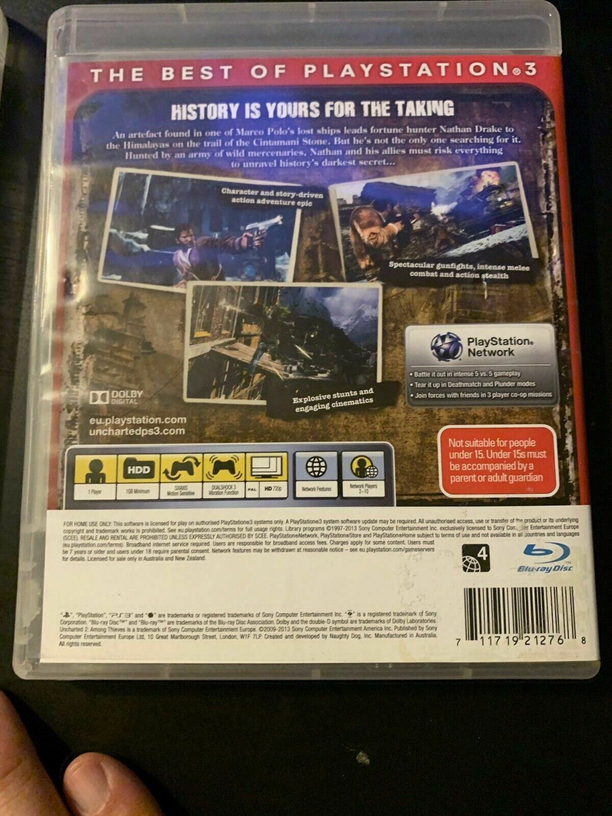 Uncharted: Drake's Fortune 1 & Uncharted 2: Among Thieves PS3