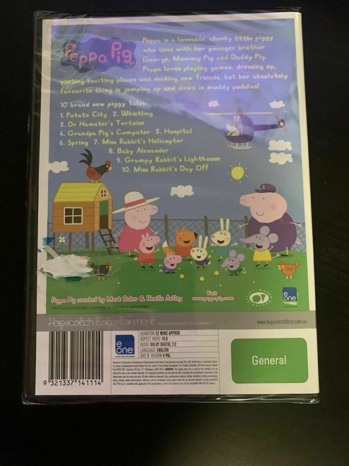 *New Sealed* Peppa Pig - Potato City (DVD, 2012) Region 4