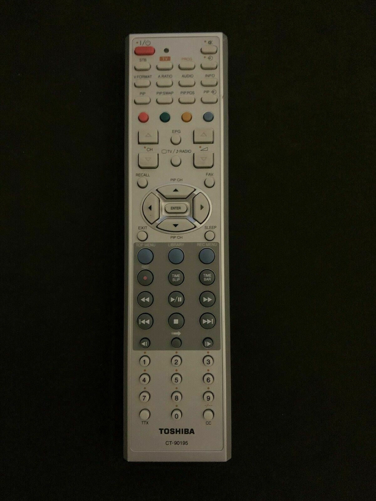Genuine Toshiba Remote Control CT-90195 For High Definition Set Top Box HDDJ35
