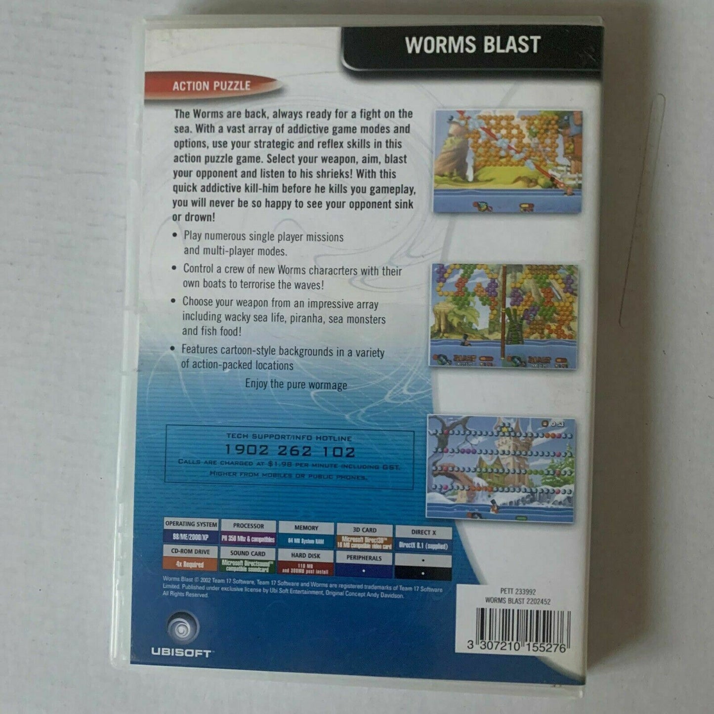 Worms Blast PC CDROM Ubisoft