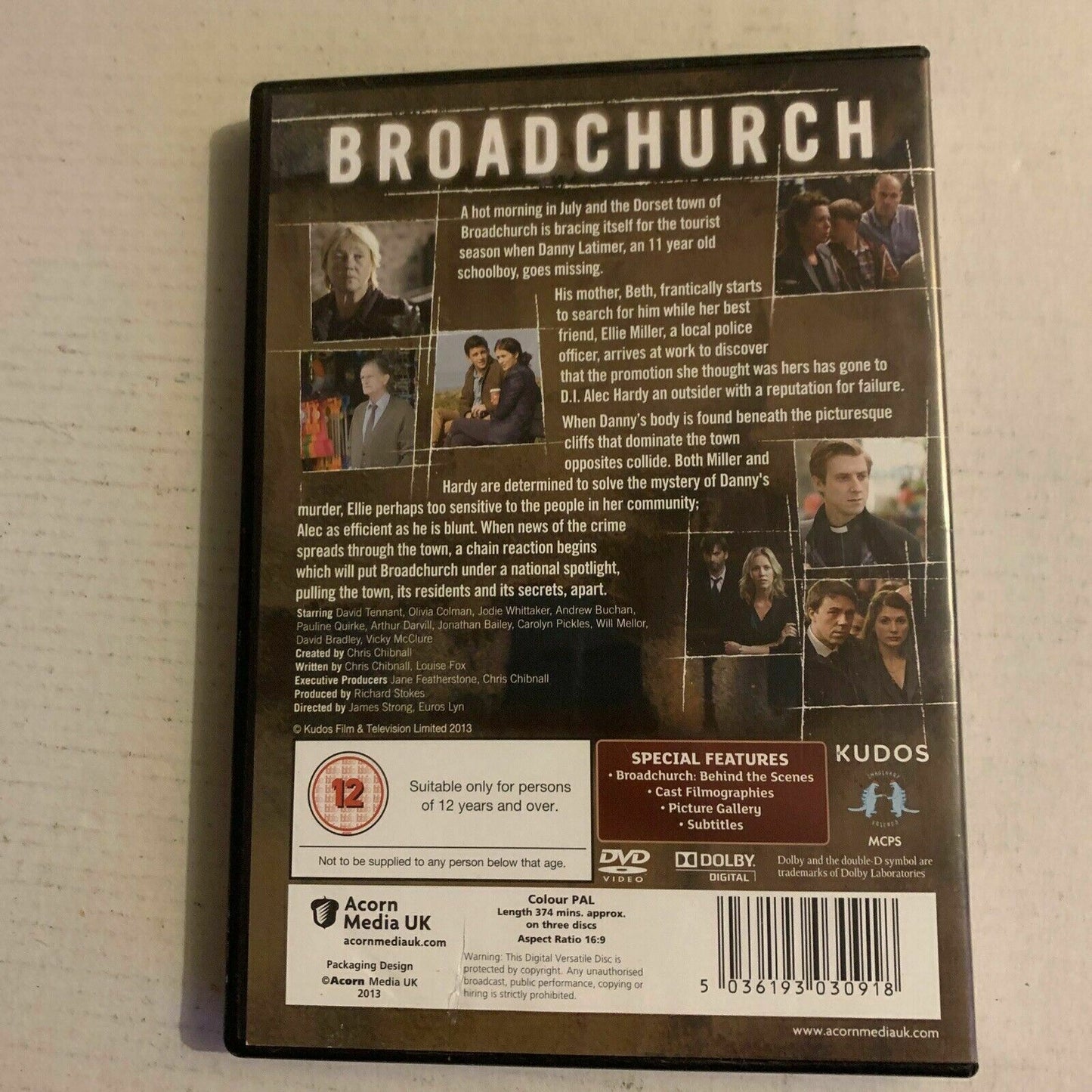 Broadchurch - A Town Wrapped In Secrets (DVD, 2013) David Tennant, Olivia Colman