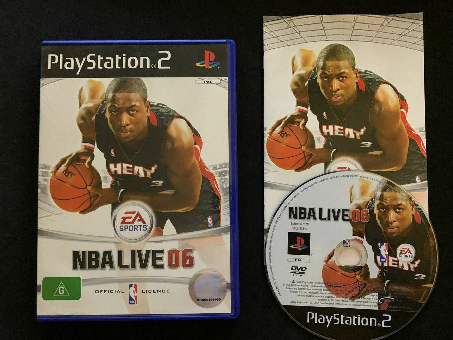 NBA Live 06 - PS2 PAL Game with Manual