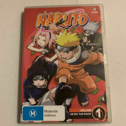 Naruto - Enter The Ninja (Uncut) : Vol 1 (DVD, 2002)  Madman Anime Region 4