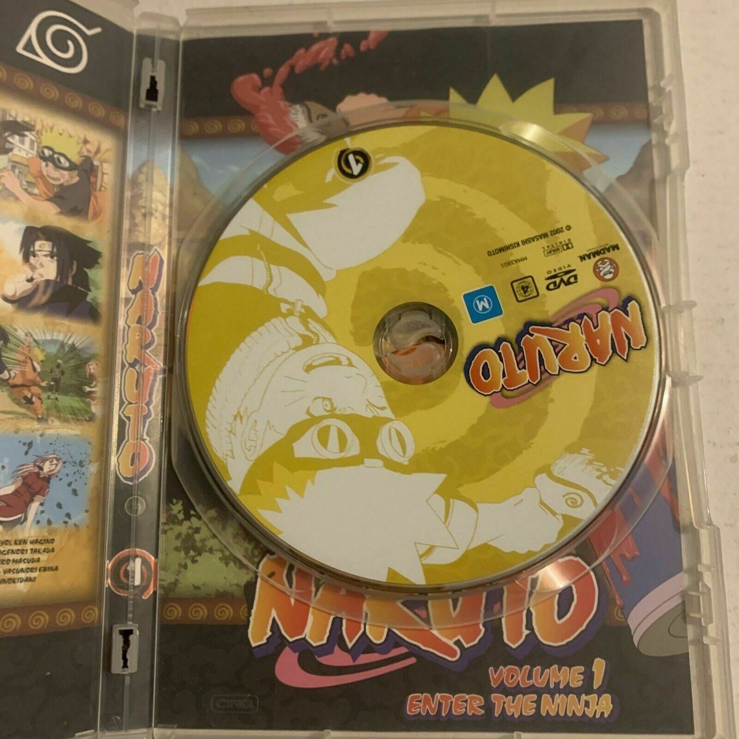 Naruto - Enter The Ninja (Uncut) : Vol 1 (DVD, 2002)  Madman Anime Region 4