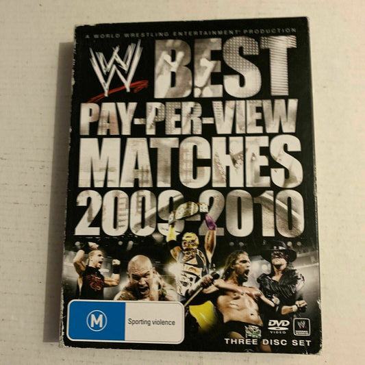 WWE - Best Pay-Per-View Matches Of The Year - 2009/2010 (DVD, 2010) Region 4