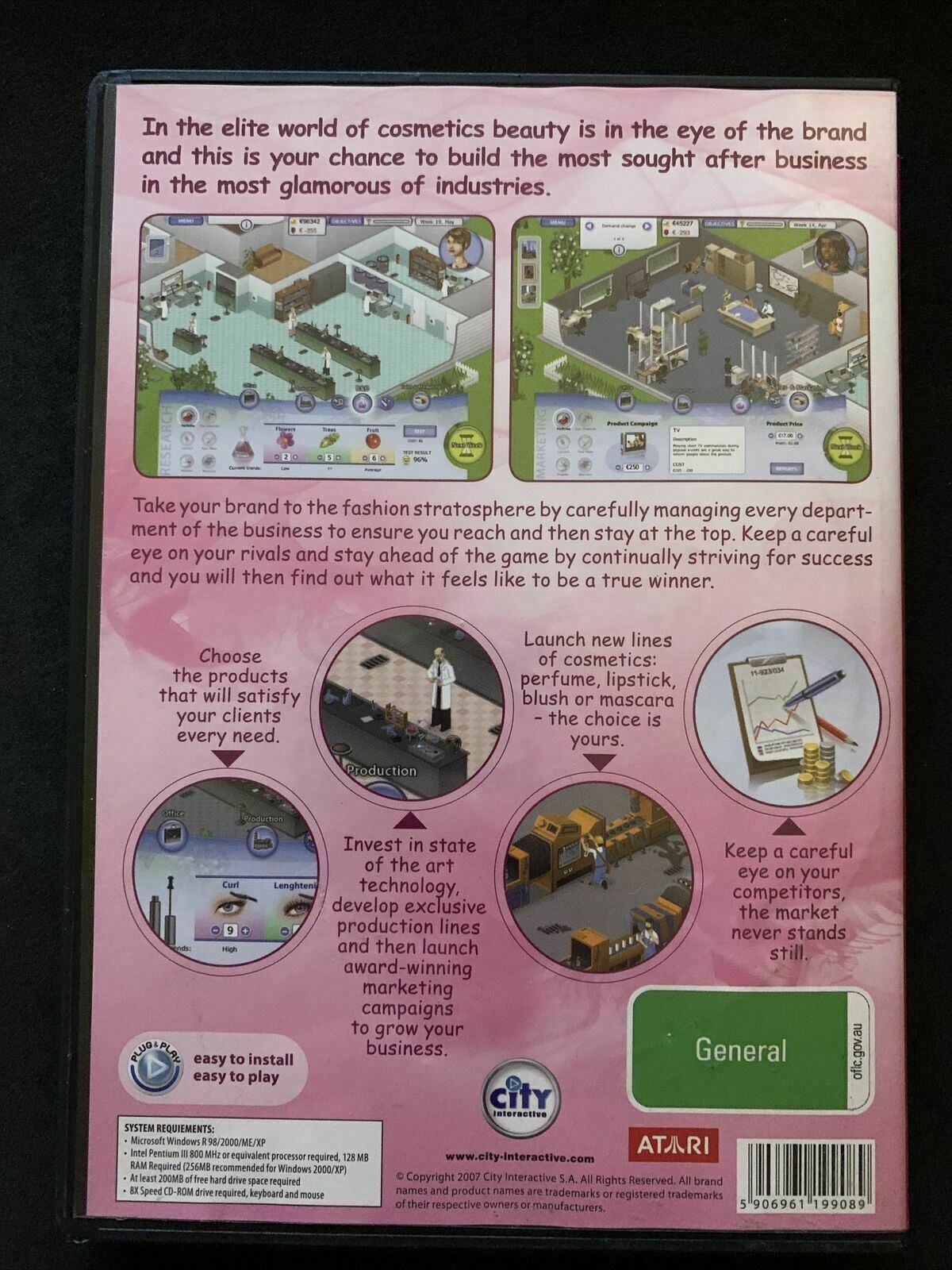 Beauty Factory - PC CDROM Atari Game