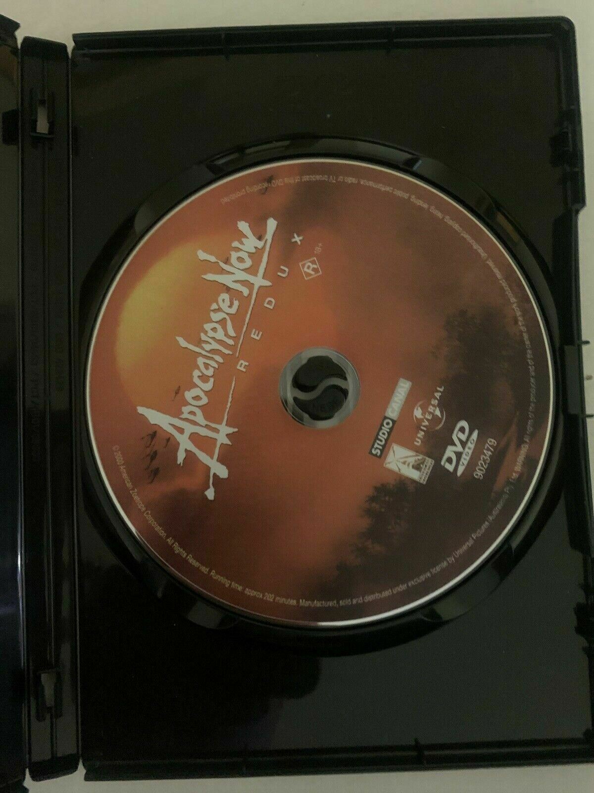 Apocalypse Now Redux (DVD, 1979) Francis Ford Coppola, Marlon Brando. Region 4