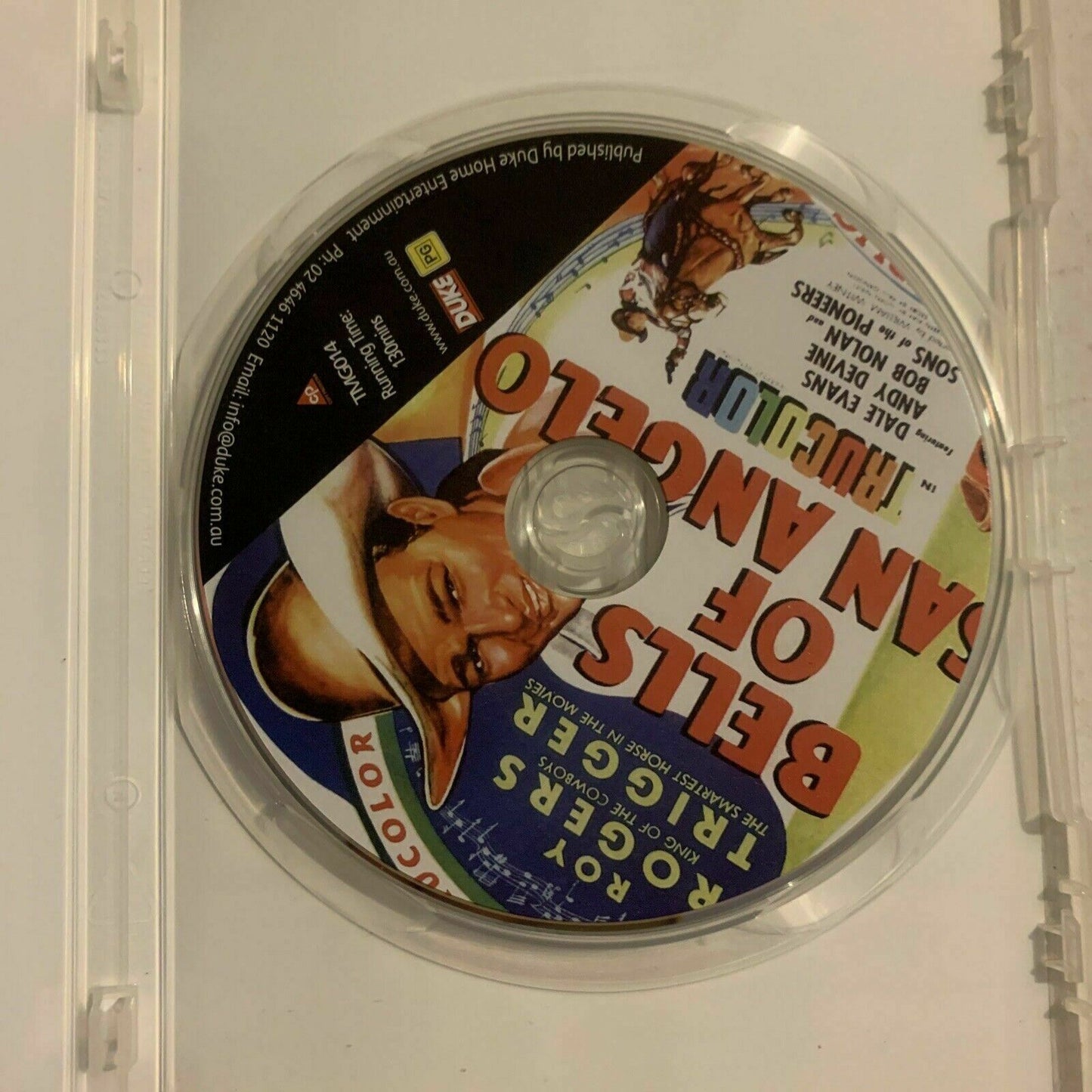 Bells Of San Angelo (1947) Roy Rogers, Dale Evans, Andy Devine. All regions