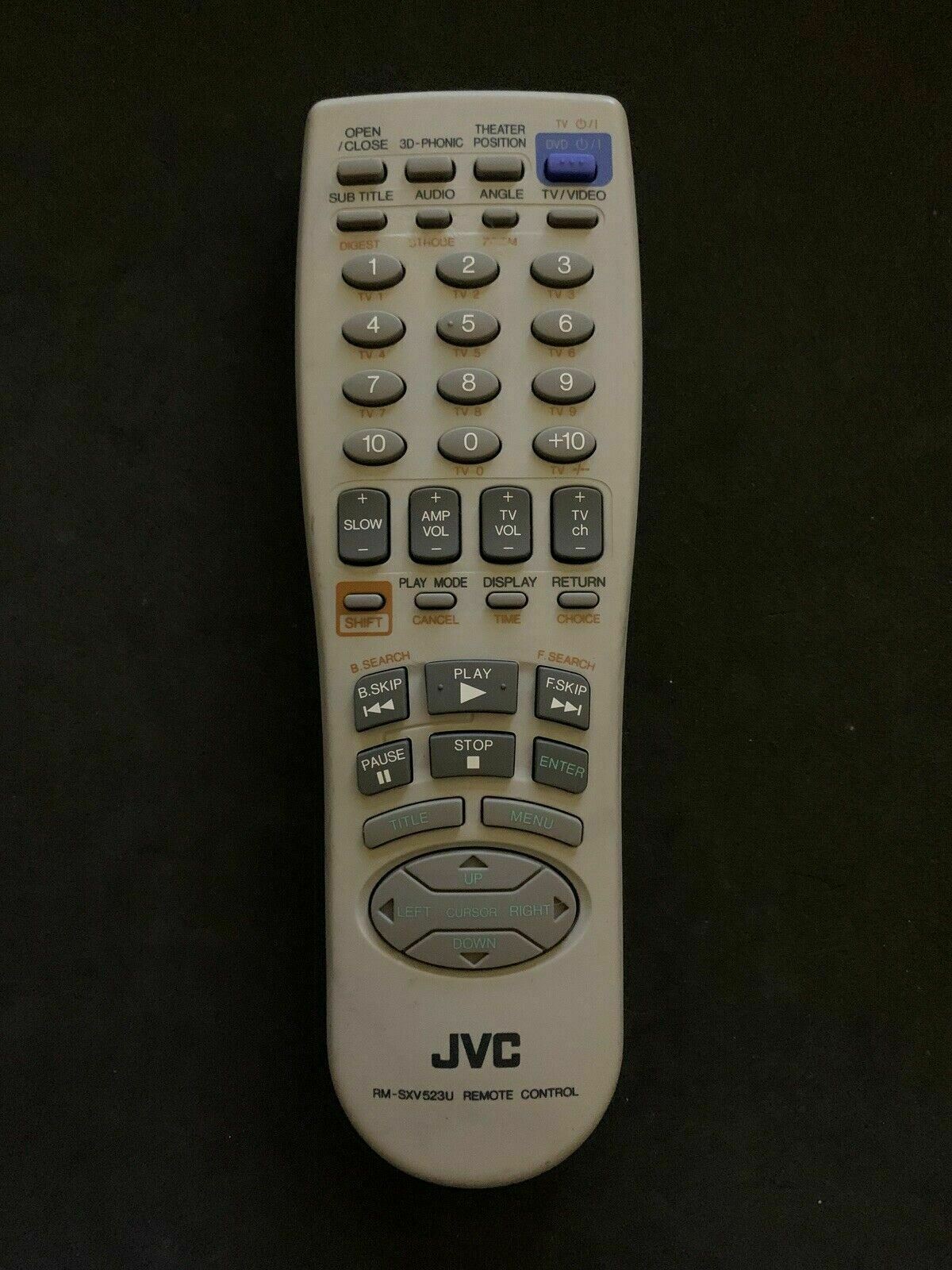 Genuine JVC RM-SXV523U Remote Control