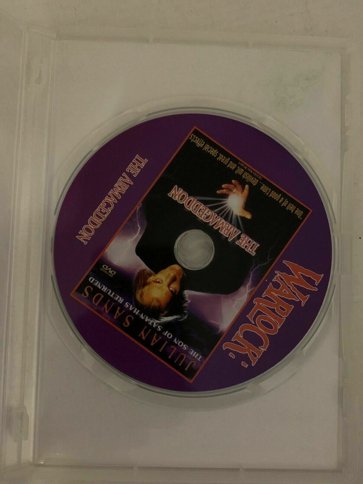 Warlock: The Armageddon (DVD, 1993) Julian Sands, Chris Young. Region 4