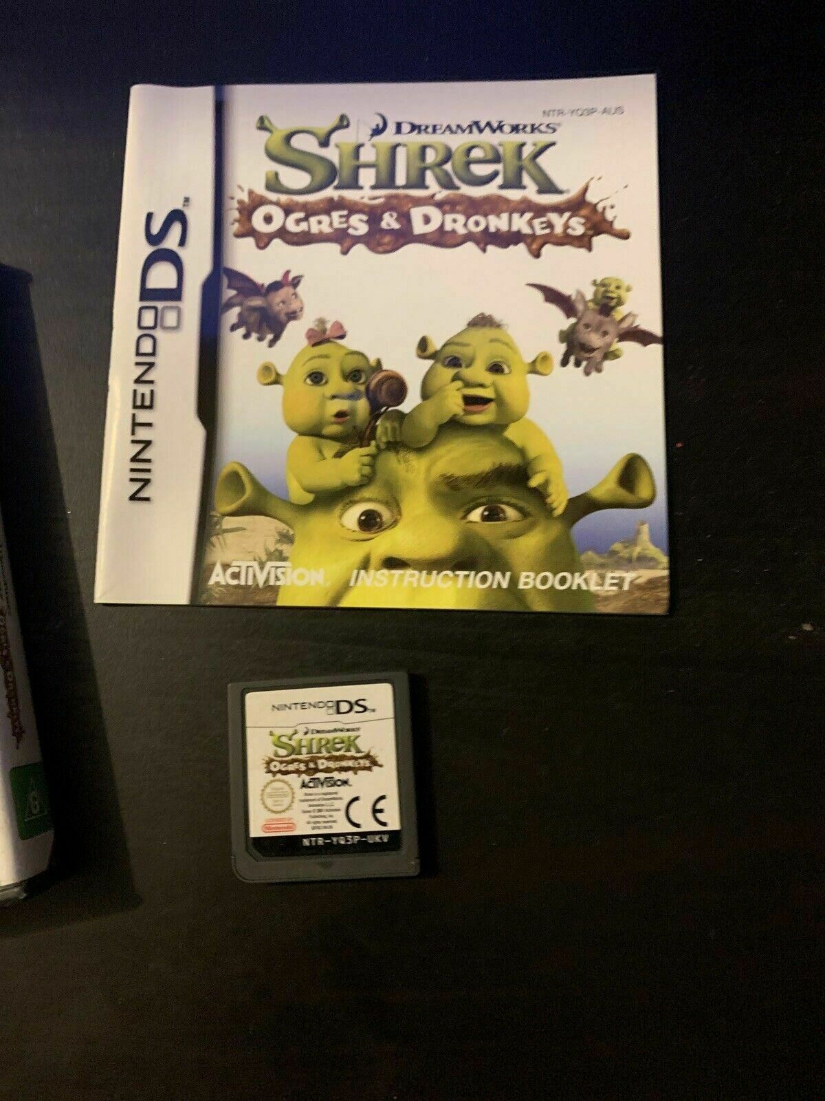 Shrek: Ogres & Dronkeys (Nintendo DS, 2007) With Manual