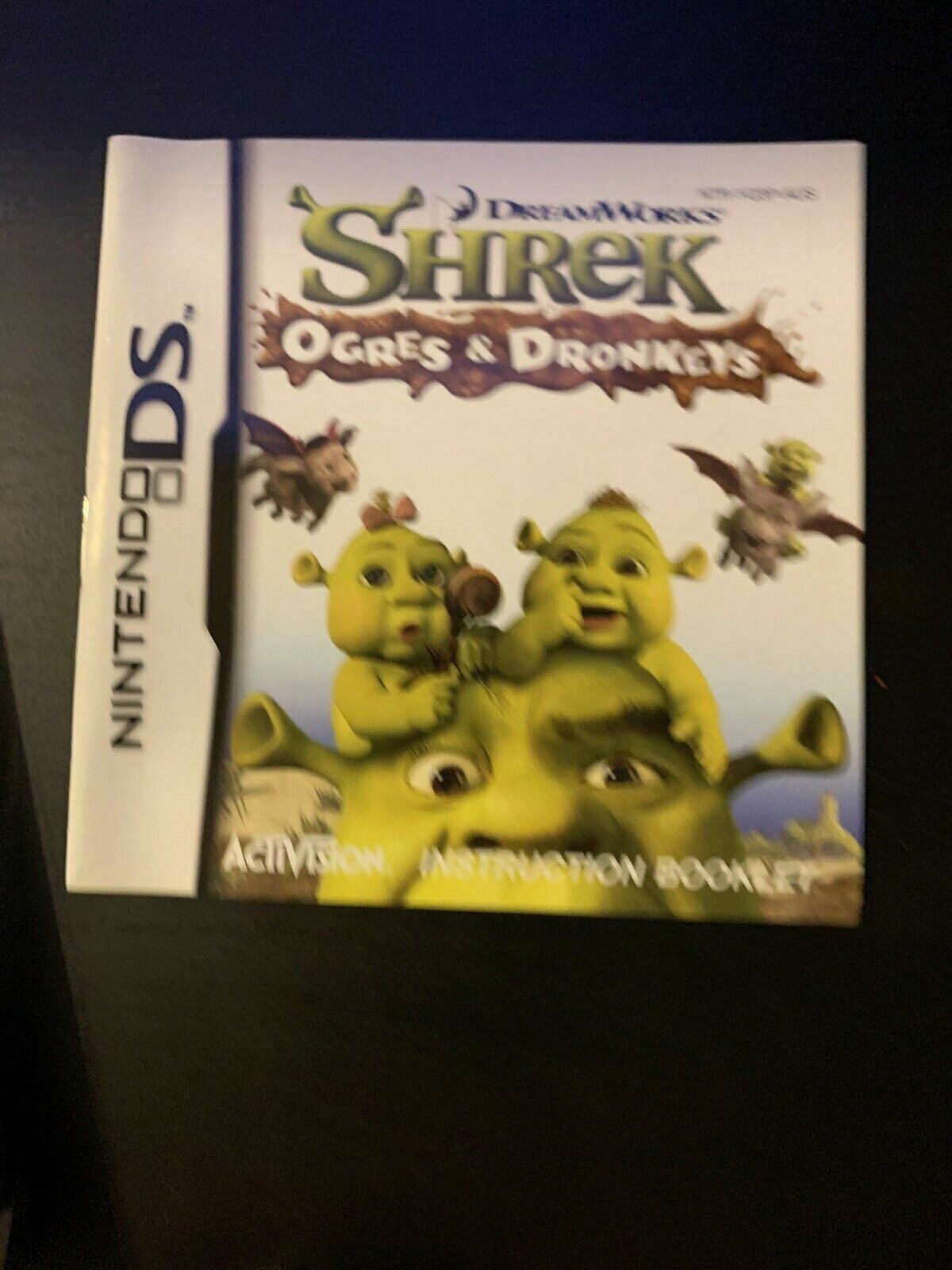 Shrek: Ogres & Dronkeys (Nintendo DS, 2007) With Manual