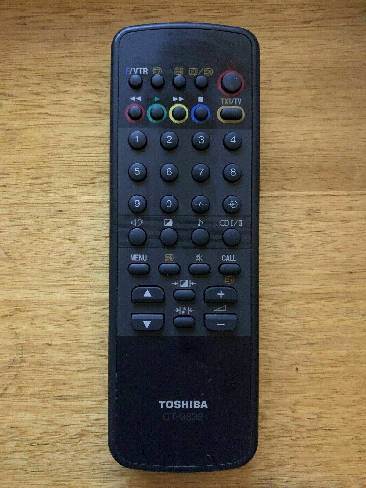 Genuine Toshiba CT-9832 Remote Control