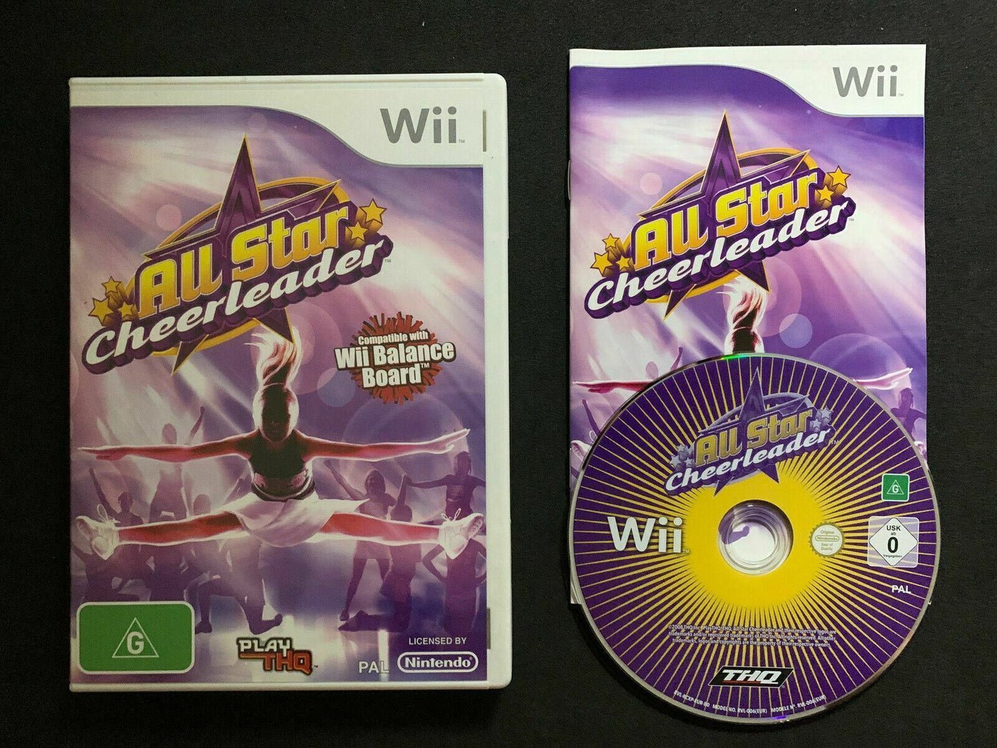 All Star Cheerleader - Nintendo Wii PAL Game Complete