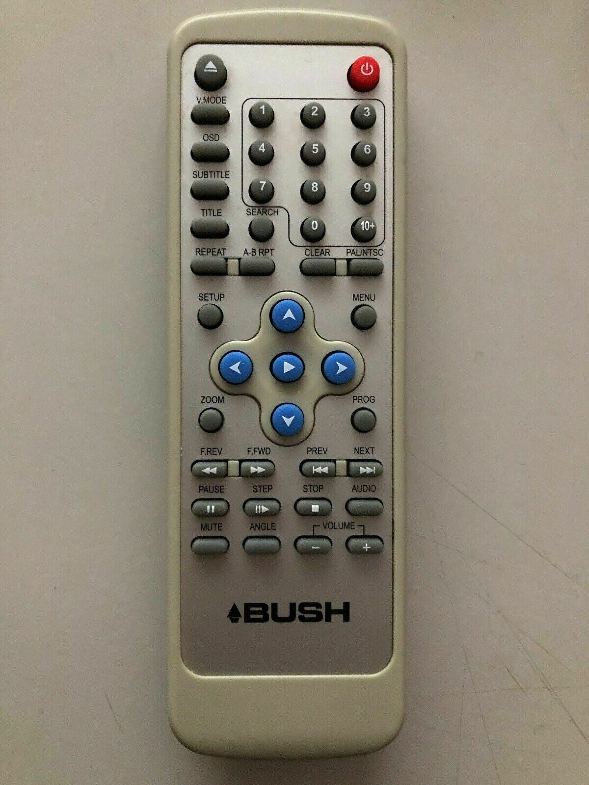 Genuine Bush DVD1001 Original DVD Remote Control JX-8006E(2) R03S X 2 ...