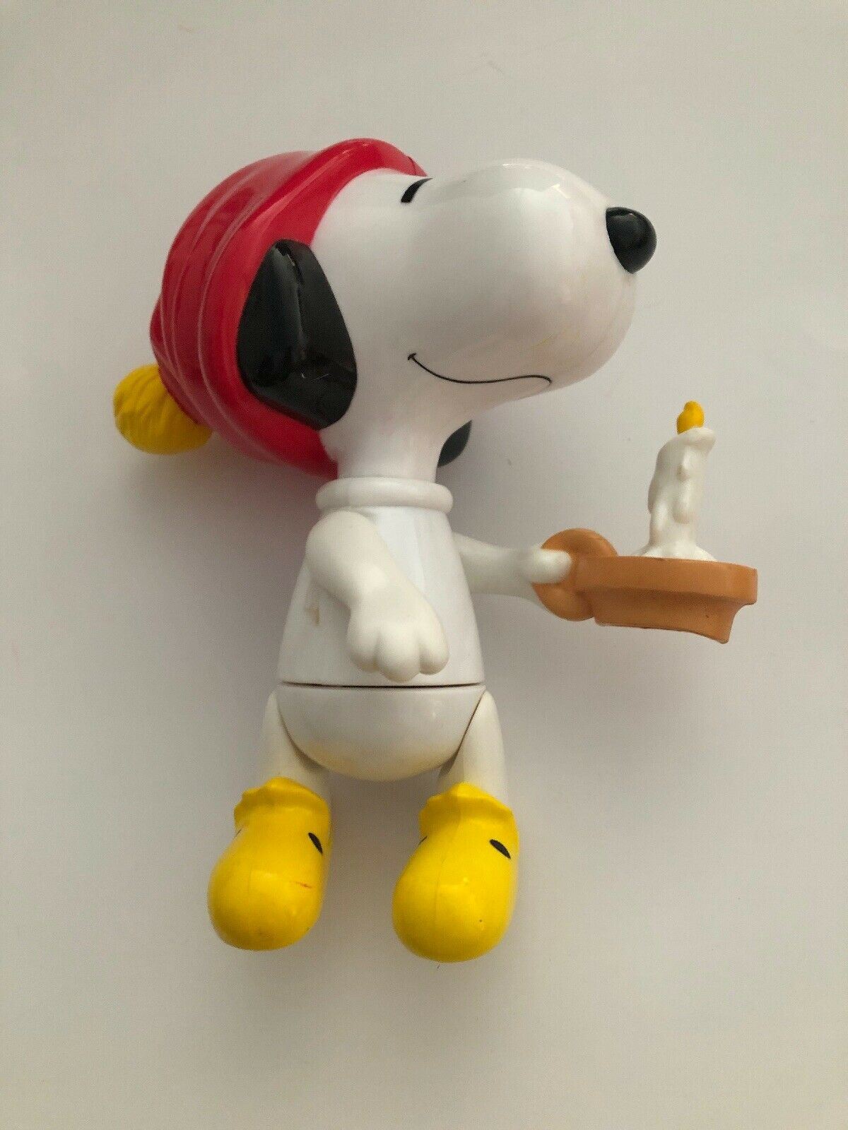 Vintage Collectible Bedtime Genuine Snoopy Night Cap and Candle 16.5cm/6.5" inch