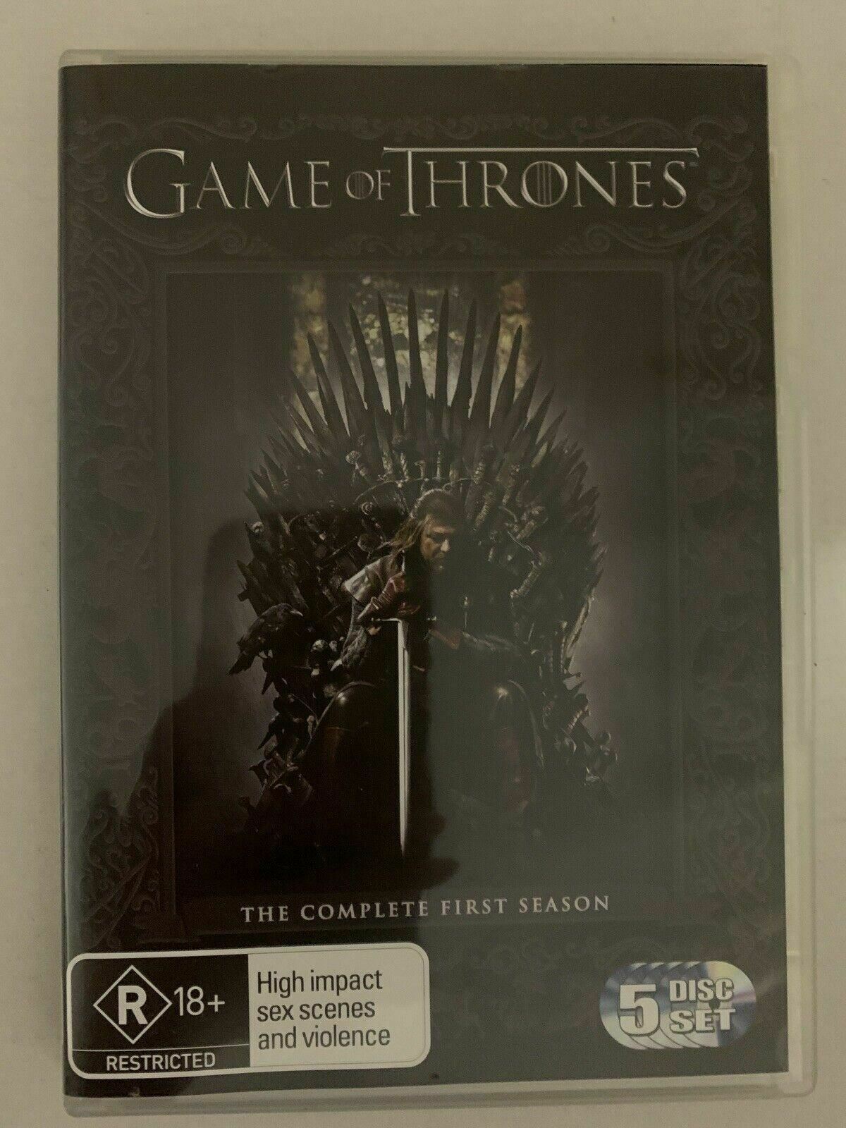 Game Of Thrones - The Complete First Season (DVD, 2012) Region 4