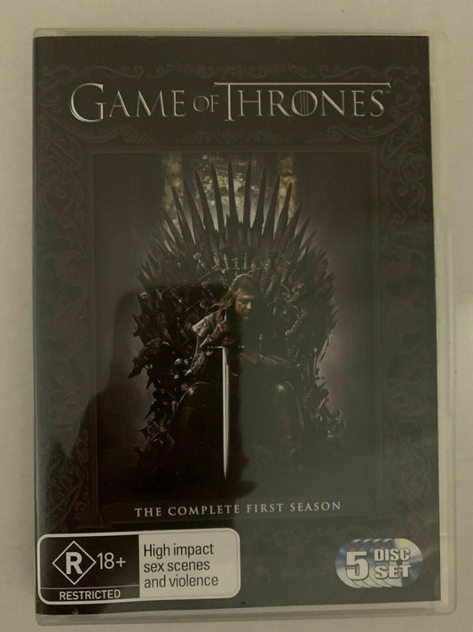 Game Of Thrones - The Complete First Season (DVD, 2012) Region 4